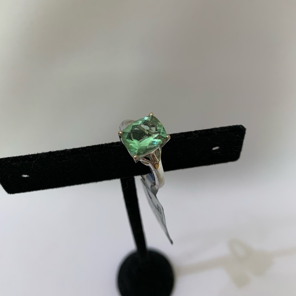 Size 6 Tucson Green Sterling Silver Ring